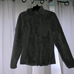 Grey furry Columbia Jacket!!